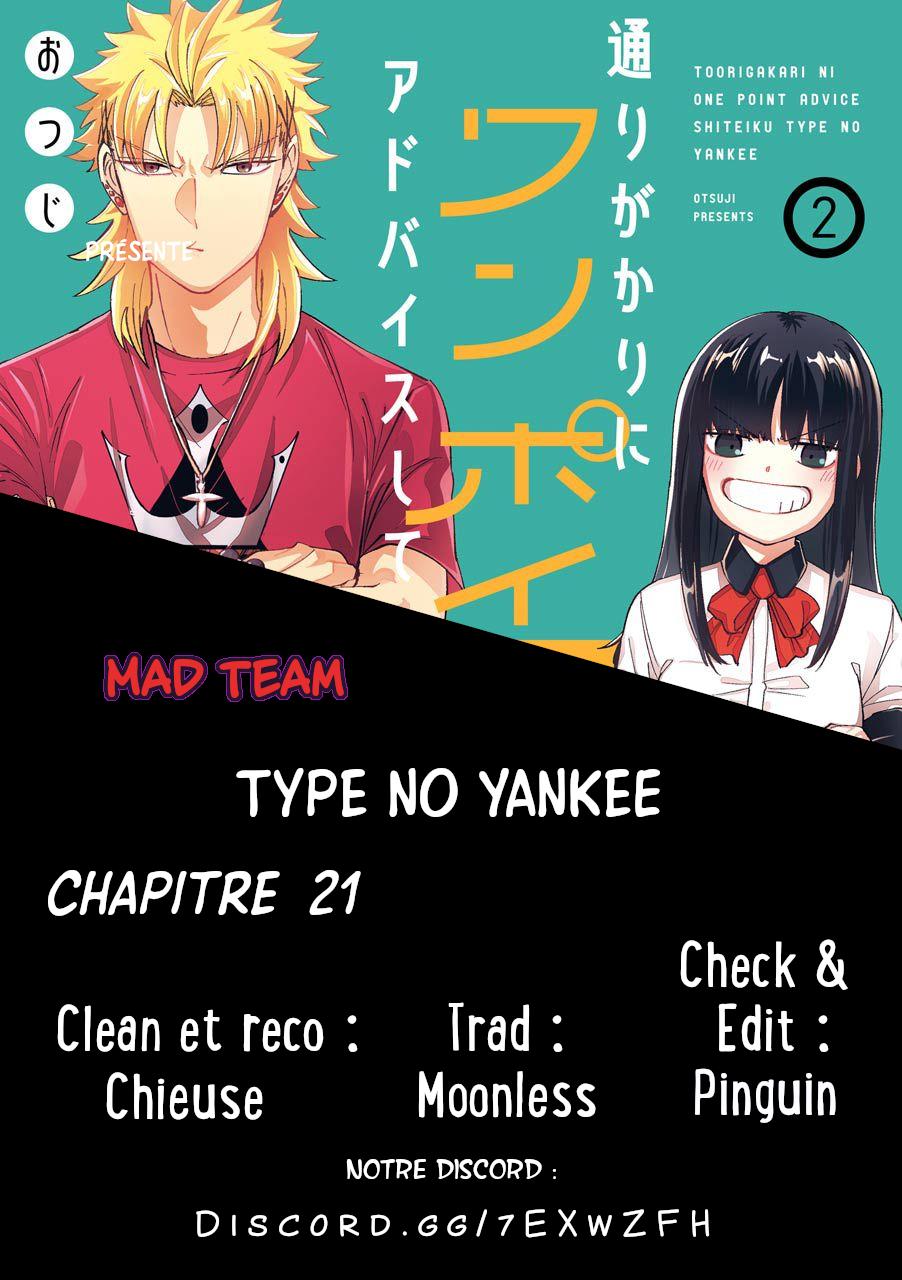 Toorigakari Ni One Point Advice Shiteiku Type No Yankee: Chapter 21 - Page 1